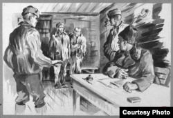 Interrogatorio en el Gulag.
