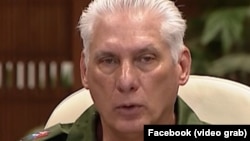 El gobernante cubano Miguel Díaz-Canel. 