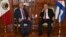 López Obrador y Díaz-Canel posan para los periodistas (Foto: AFP/Presidencia de Cuba).