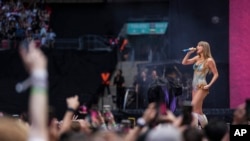 Taylor Swift en concierto en una imagen de archivo / Foto: Scott A Garfitt/Invision (AP)