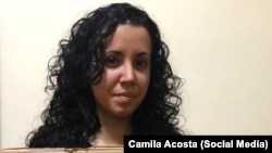 La periodista independiente Camila Acosta.
