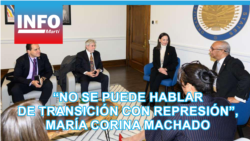 María Corina Machado desde la OEA: “no se puede hablar de transición con represión”