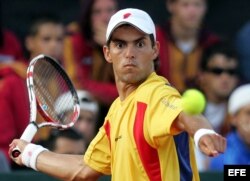 El tenista colombiano Santiago Giraldo.