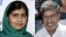Malala Yousafzai (i) y Kailash Satyarthi (d), presidente de la Marcha Global Contra el Trabajo Infantil. Fotos: Archivo.