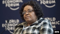 La ministra de Medio Ambiente y Aguas de Sudáfrica, Edna Molewa.