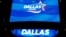 La pantalla electrónica exhibe el logotipo de convención republicana previa a las elecciones de mitad de mandato.