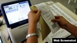 Maquina digital de votación en Venezuela