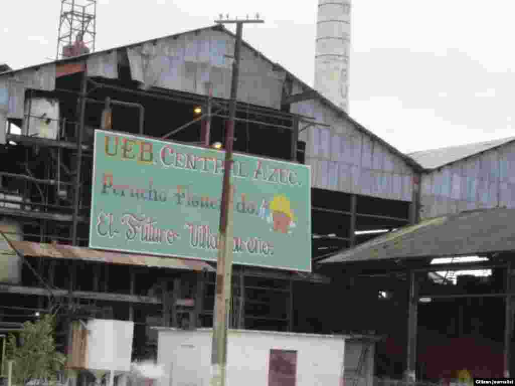 crisitianosxcuba muestran imagen del Central Perucho Figueredo en Encrucijada