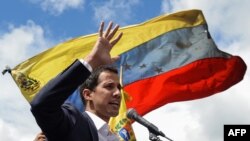 El presidente encargado de Venezuela Juan Guaidó