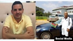 Landy Rodríguez (izq) y Assel Herrera, los dos médicos cubanos secuestrados en Kenia el viernes 12 de abril de 2019.