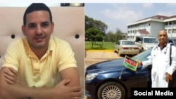 Landy Rodríguez (izq.) y Assel Herrera, los dos médicos cubanos secuestrados en Kenia en 2019.