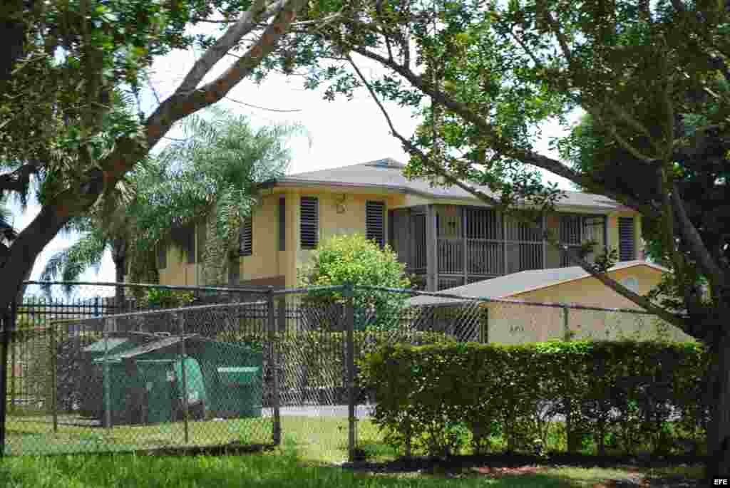 Albergue para niños indocumentados en Miami, Florida (EE.UU.). 