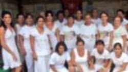 Participan Damas de Blanco del Vía Crucis en La Habana