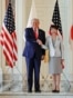 Donald Trump y la primera ministra de Japón, Sanae Takaichi.
