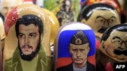 Venta de imágen de el Che en Rusia