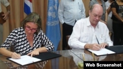 Onu y Cuba acuerdo de cooperación