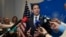 US Secretary of State Marco Rubio speaks to the press in Barranquilla, Colombia, on September 8, 2026.