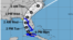 Tormenta tropical Elsa a las 8:00 pm del lunes (Centro Nacional de Huracanes, con sede en Miami).