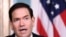 Marco Rubio realiza declaraciones a los medios luego de reunirse con el presidente de Paraguay el 4 de agosto de 2026.