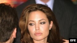 La actriz estadounidense Angelina Jolie .