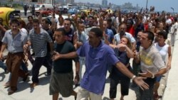 Ciudadanos en Sagua La Grande protestan ante acción policial contra opositores