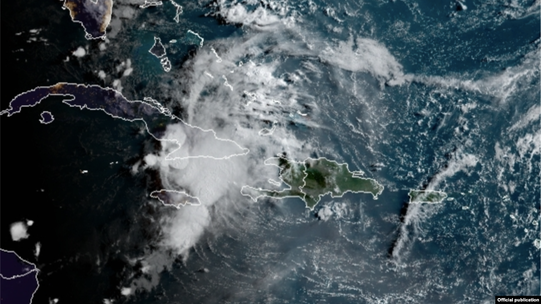 El paso de Fred sobre Cuba. Tomado de noaa.gov