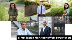 Cinco de los becarios de la Fundación MacArthur de este año. (© Fundación McArthur)