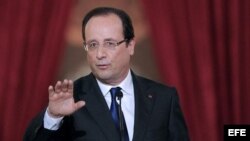 El presidente francés, François Hollande.