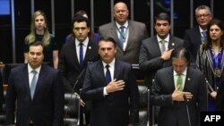 Juramentación de Jair Bolsonaro como presidente de Brasil.