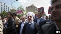 El presidente electo de Irán, Hasan Rohani