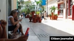 Reporta Cuba. Conectados a nueva zona de conexión Wi-Fi en Sancti Spíritus.