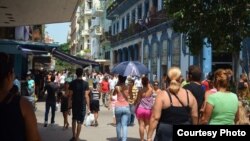 Bulevar de San Rafael en La Habana (D.Novak)