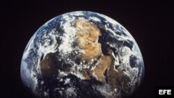 Foto de archivo del planeta Tierra.