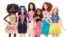 Varias de las nuevas muñecas Barbie lanzadas por la compañía Mattel.