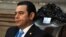 Jimmy Morales, presidente de la República de Guatemala.