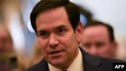 El secretario de Estado de EEUU, Marco Rubio, asiste al discurso del presidente Donald Trump ante una sesión conjunta del Congreso en el Capitolio de EEUU, en Washington, D.C., el 4 de marzo de 2025. (Foto de ALLISON ROBBERT / AFP)