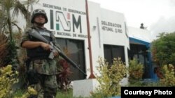 Numerosos cubanos indocumentados se han fugado desde 2012 de la estación del Instituto Nacional de MIgración de México en Chetumal. 