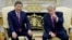 El presidente de Estados Unidos, Donald Trump, y el presidente de China, Xi Jinping, se reúnen en la Casa Blanca en Washington D. C.