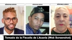 Los cubanos implicados en la acusación de terrorismo.