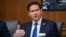  El secretario de Estado Marco Rubio habla durante una reunión de gabinete en Camp David, Maryland.