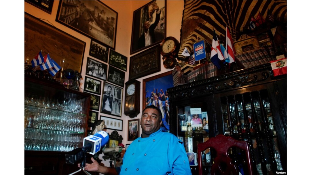 Carlos Cristóbal Márquez, dueño del restaurante San Cristóbal en el que cenó la familia Obama cuando visitó La Habana.