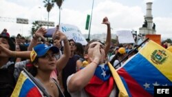 Marcha por liberación de estudiantes detenidos en Venezuela