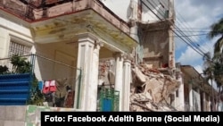 Derrumbe en Santo Suárez, La Habana