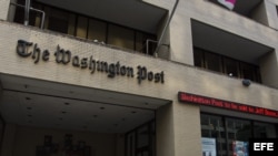 Vista general de la fachada del edificio del The Washington Post, en Washington (EE. UU.). 