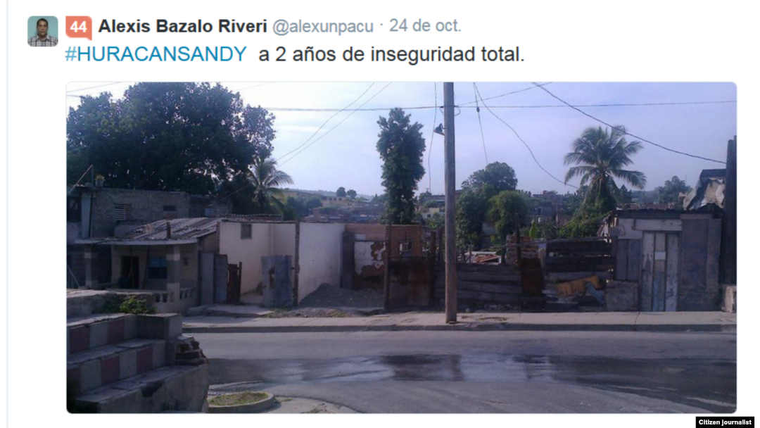 Reporta Cuba A dos años de Sandy @alexunpacu