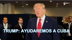 Trump responde a periodistas de Martí Noticias 