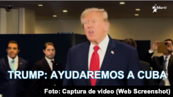 Trump responde a periodistas de Martí Noticias 