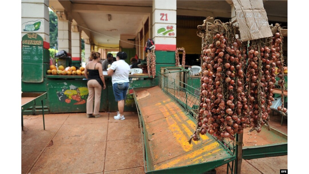 Agromercado en La Habana (Cuba)