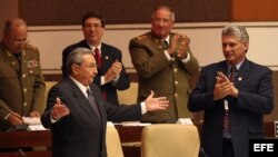 Raúl Castro en la Asamblea Nacional, en La Habana.