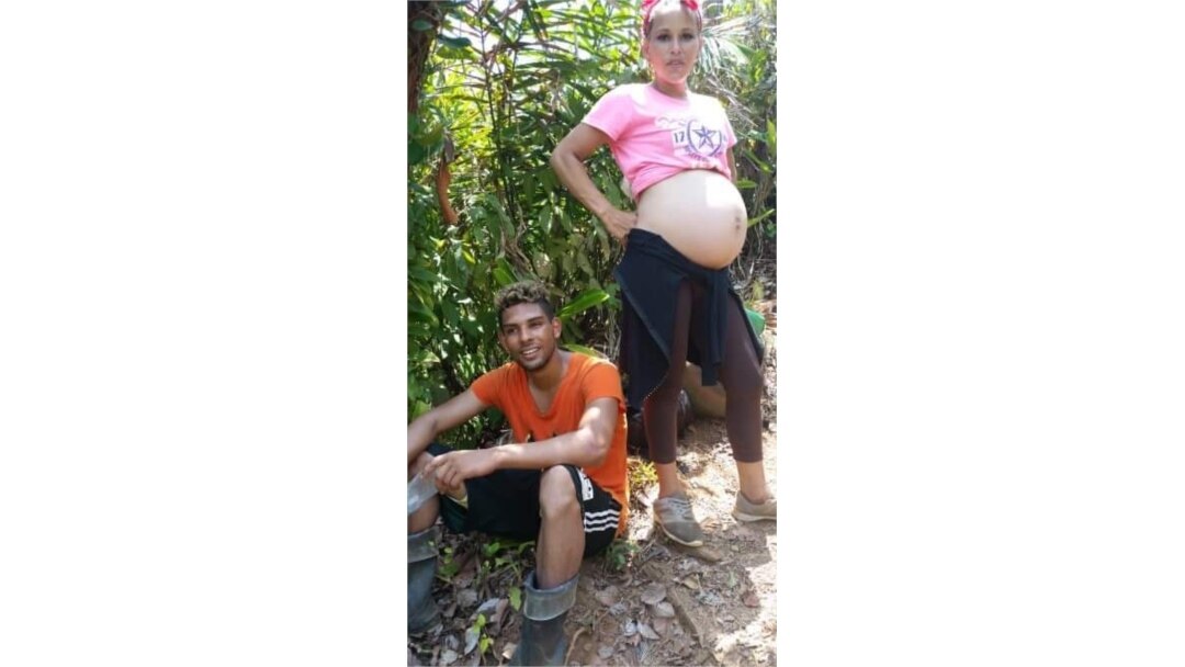 Yusnel Reyes y Gladis Pérez, padres de Darién.